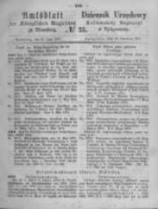Amtsblatt der Königlichen Preussischen Regierung zu Bromberg. 1871.06.23 No.25