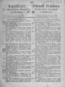 Amtsblatt der Königlichen Preussischen Regierung zu Bromberg. 1871.07.21 No.29