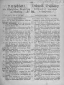 Amtsblatt der Königlichen Preussischen Regierung zu Bromberg. 1871.07.21 No.29
