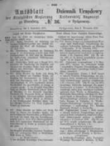 Amtsblatt der Königlichen Preussischen Regierung zu Bromberg. 1871.09.08 No.36