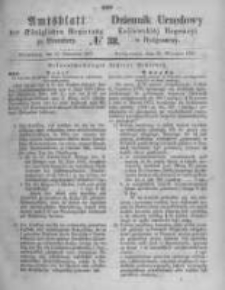Amtsblatt der Königlichen Preussischen Regierung zu Bromberg. 1871.09.22 No.38