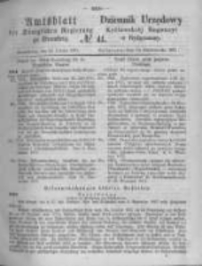 Amtsblatt der Königlichen Preussischen Regierung zu Bromberg. 1871.10.13 No.41
