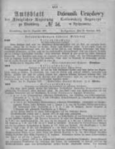 Amtsblatt der Königlichen Preussischen Regierung zu Bromberg. 1871.12.22 No.51
