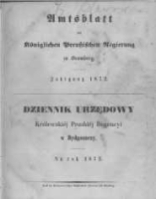 Amtsblatt der Königlichen Preussischen Regierung zu Bromberg. 1872.01.05 No.1