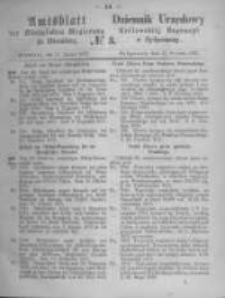 Amtsblatt der Königlichen Preussischen Regierung zu Bromberg. 1872.01.19 No.3