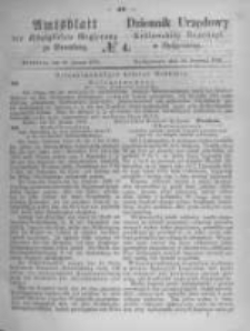 Amtsblatt der Königlichen Preussischen Regierung zu Bromberg. 1872.01.26 No.4