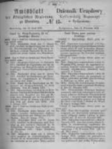 Amtsblatt der Königlichen Preussischen Regierung zu Bromberg. 1872.04.12 No.15