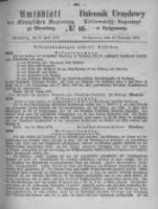 Amtsblatt der Königlichen Preussischen Regierung zu Bromberg. 1872.04.19 No.16