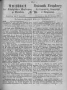 Amtsblatt der Königlichen Preussischen Regierung zu Bromberg. 1872.06.28 No.26