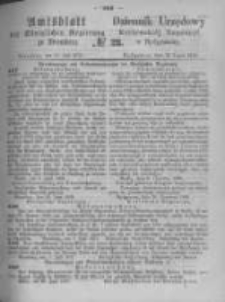 Amtsblatt der Königlichen Preussischen Regierung zu Bromberg. 1872.07.12 No.28