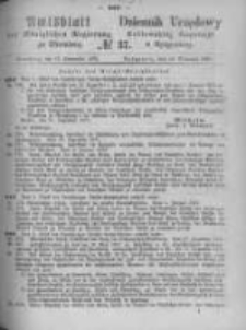 Amtsblatt der Königlichen Preussischen Regierung zu Bromberg. 1872.09.13 No.37