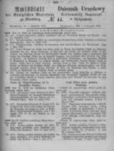 Amtsblatt der Königlichen Preussischen Regierung zu Bromberg. 1872.11.01 No.44