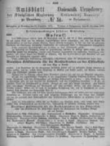 Amtsblatt der Königlichen Preussischen Regierung zu Bromberg. 1872.12.20 No.51