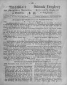 Amtsblatt der Königlichen Preussischen Regierung zu Bromberg. 1873.03.07 No.10
