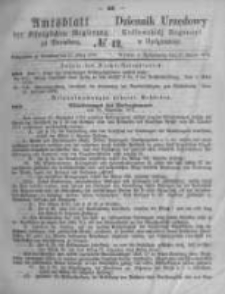 Amtsblatt der Königlichen Preussischen Regierung zu Bromberg. 1873.03.21 No.12