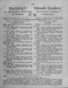 Amtsblatt der Königlichen Preussischen Regierung zu Bromberg. 1873.05.16 No.20