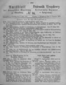 Amtsblatt der Königlichen Preussischen Regierung zu Bromberg. 1873.06.13 No.24