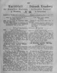 Amtsblatt der Königlichen Preussischen Regierung zu Bromberg. 1873.07.11 No.28