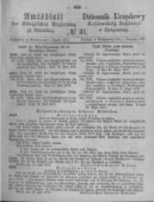 Amtsblatt der K&ouml;niglichen Preussischen Regierung zu Bromberg. 1873.08.01 No.31
