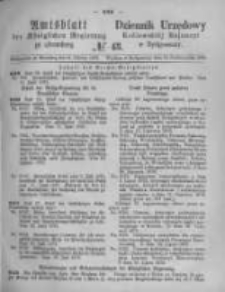 Amtsblatt der Königlichen Preussischen Regierung zu Bromberg. 1873.10.24 No.43