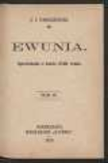 Ewunia: opowiadanie z końca XVIII wieku. T.4