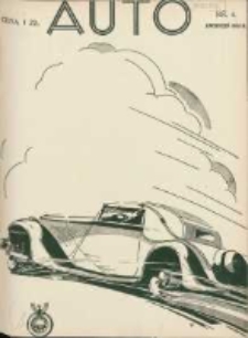 Auto: miesięcznik: organ Automobilklubu Polski oraz Klubów Afiljowanych: organe officiel de l'AutomobilKlub Polska et des clubs affiliés 1935 kwiecień Nr4