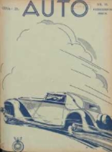 Auto: miesięcznik: organ Automobilklubu Polski oraz Klubów Afiljowanych: organe officiel de l'AutomobilKlub Polska et des clubs affiliés 1935 październik Nr10