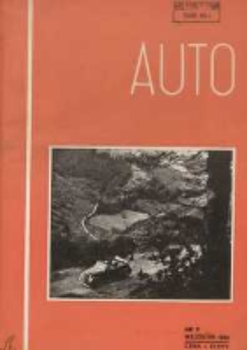 Auto: organ Automobilklubu Polski oraz Klubów Afiliowanych: organe officiel de l'AutomobilKlub Polski et des clubs affiliés 1938 wrzesień R.17 Nr8