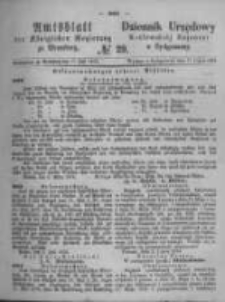 Amtsblatt der Königlichen Preussischen Regierung zu Bromberg. 1874.07.17 No.29