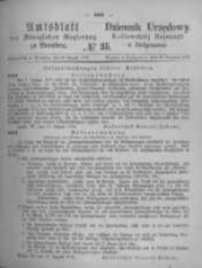 Amtsblatt der Königlichen Preussischen Regierung zu Bromberg. 1874.08.28 No.35