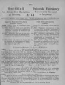 Amtsblatt der Königlichen Preussischen Regierung zu Bromberg. 1874.10.30 No.44
