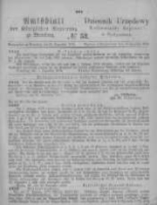 Amtsblatt der Königlichen Preussischen Regierung zu Bromberg. 1874.12.25 No.52