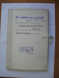 Zespół: Kuratorium OSP Okręgu Szkolnego Poznańskiego, sygn. 492; tytuł jednostki: Kuratorium OSP. Zakład Wychowawczy dla chłopców w Antoniewie (protokół wizytacji)