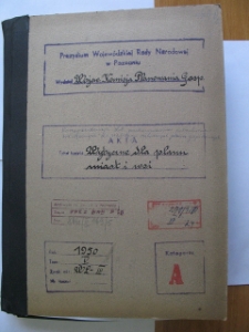 Zespół: Prezydium WRN w Poznaniu, sygn. 886 III 169/5 rok 1950; Korespondencja dotycząca przekazywania nieruchomości niezbędnych do realizacji narodowych planów gospodarczych