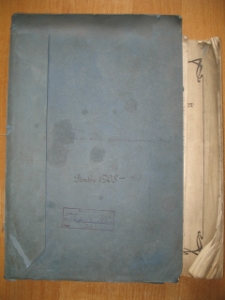 Zespół: Landeshauptverwaltung der Provinz Posen (Administracja Starosty krajowego Prowincji Poznańskiej) 1908-1911, sygn. 567: Budżet (przeznaczony) na budowę szkoły Izby Rolniczej dla Prowincji Poznańskiej w Koźminie na rok obrachunkowy 1909