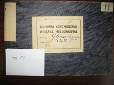 Zespół (138): Gromadzka Książka meldunkowa Glinno. Antoniewo Górne, sygn. 10