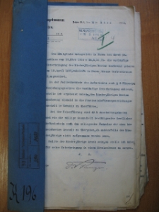 Zespół: Prezydium Policji w Poznaniu. Akta osobowe wychowanka Królewskiego. 1914