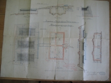 Zespół: Starostwo Krajowa w Poznaniu, sygn. 557. Sprawy budowlane Zakładu Ubogich w Śremie – oczyszczalnia w szpitalu ochronnym w Śremie. 1905-1910