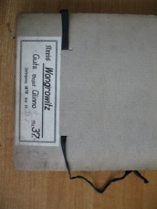 Zespół: Urząd Katastralny w Wągrowcu (444), sygn.. 791. Grundteuersrolle Gut Glinno 1878-1933. (Podatek gruntowy majątku Glinno)