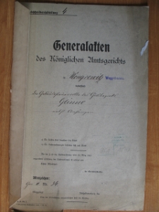 Zespół: Sąd w Wągrowcu, sygn. 1510. Administracja Katastralna w Wągrowcu. Podatek budowlany i gruntowy. 1911-1917