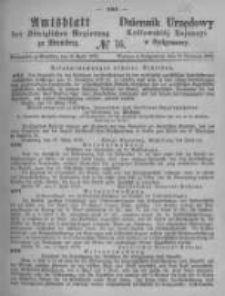 Amtsblatt der Königlichen Preussischen Regierung zu Bromberg. 1875.04.16 No.16