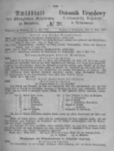 Amtsblatt der Königlichen Preussischen Regierung zu Bromberg. 1875.05.14 No.20