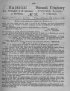 Amtsblatt der Königlichen Preussischen Regierung zu Bromberg. 1875.06.11 No.24