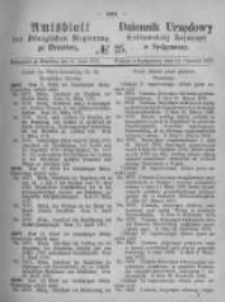 Amtsblatt der Königlichen Preussischen Regierung zu Bromberg. 1875.06.18 No.25