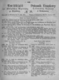 Amtsblatt der Königlichen Preussischen Regierung zu Bromberg. 1875.06.25 No.26