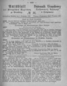 Amtsblatt der K&ouml;niglichen Preussischen Regierung zu Bromberg. 1875.09.03 No.36