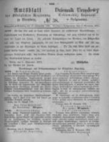 Amtsblatt der Königlichen Preussischen Regierung zu Bromberg. 1875.09.17 No.38