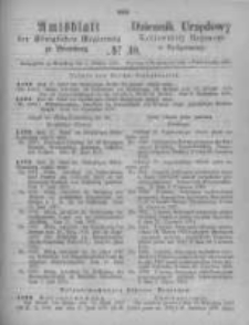 Amtsblatt der Königlichen Preussischen Regierung zu Bromberg. 1875.10.01 No.40