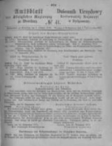 Amtsblatt der Königlichen Preussischen Regierung zu Bromberg. 1875.10.08 No.41