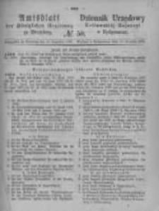 Amtsblatt der Königlichen Preussischen Regierung zu Bromberg. 1875.12.10 No.50